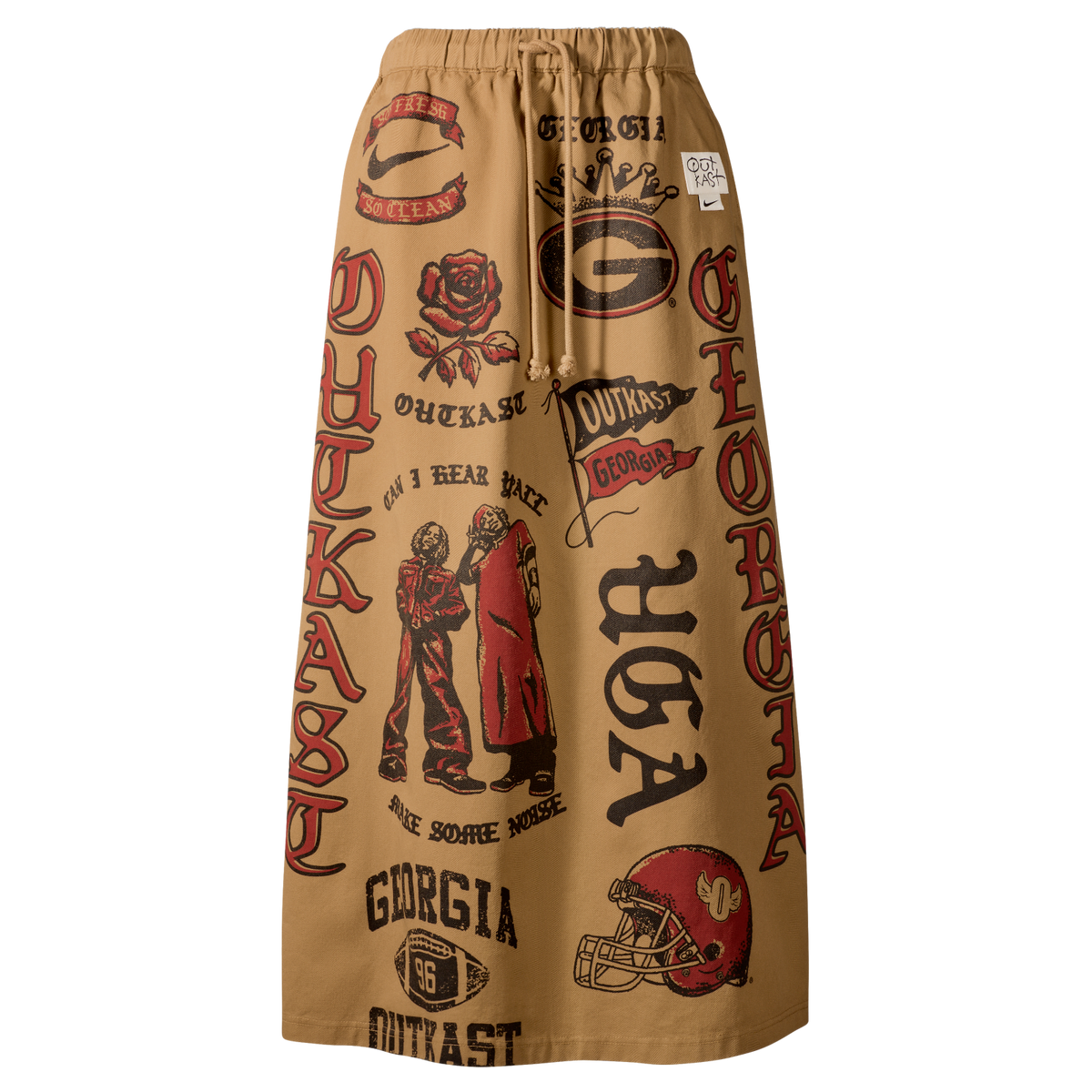 Nike x Class Trip x UGA x Outkast Senior Skirt in Tan. Class Trip | Higher Education