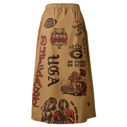 Nike x Class Trip x UGA x Outkast Senior Skirt in Tan. Class Trip | Higher Education