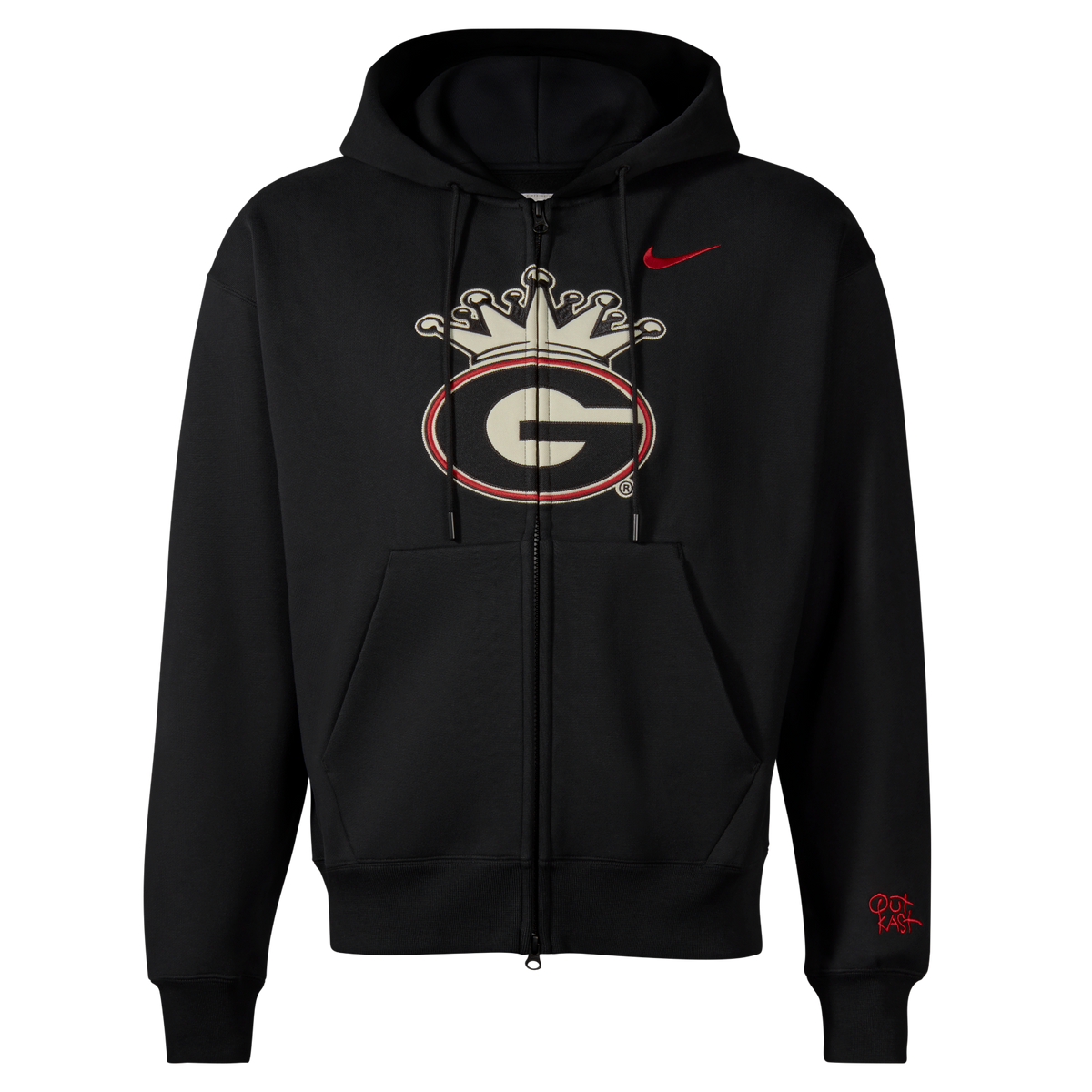 Nike x Class Trip x UGA x Outkast Applique Zip Hoodie in Black. Class Trip | Higher Education