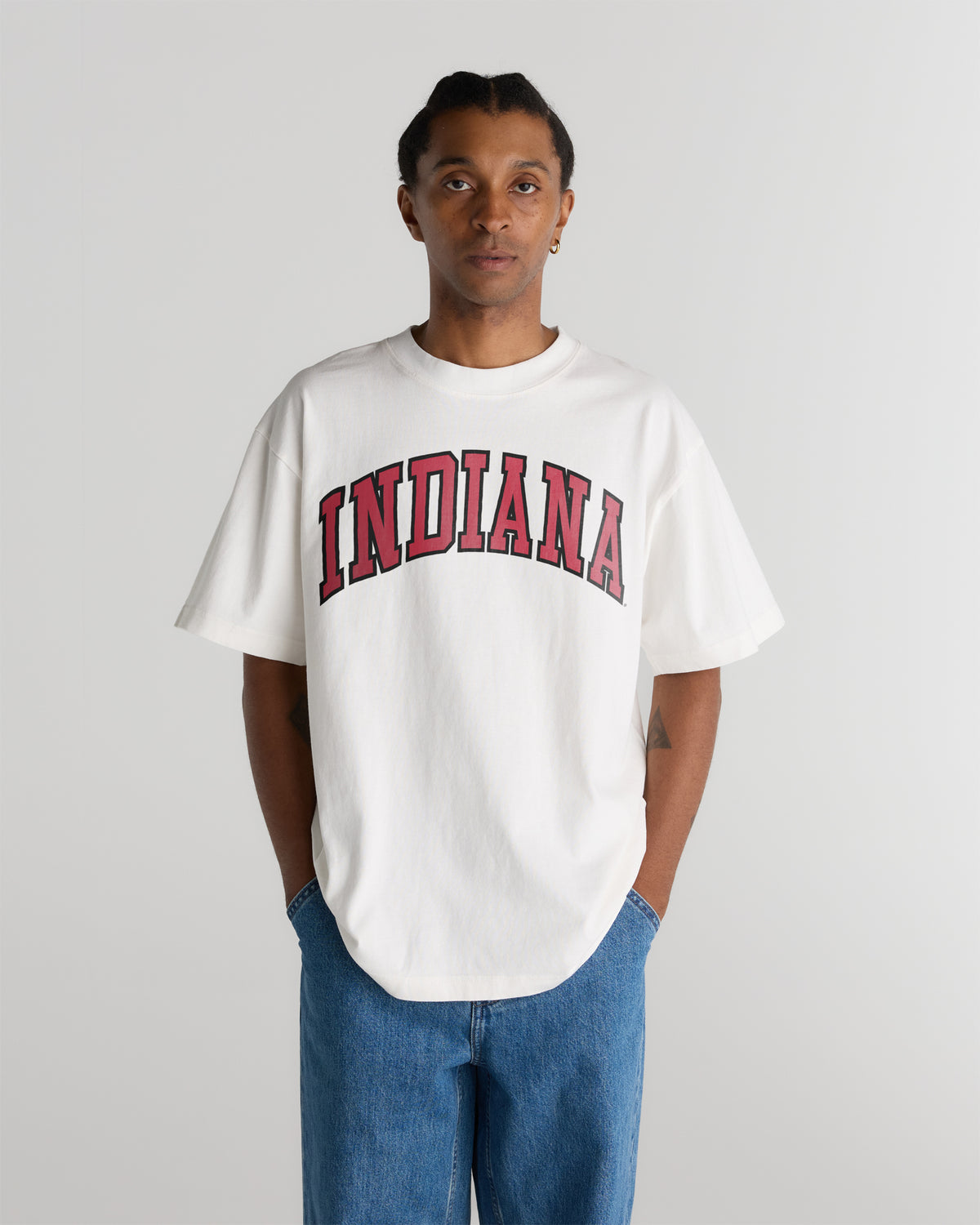 Indiana Heavyweight Washed Campus Tee