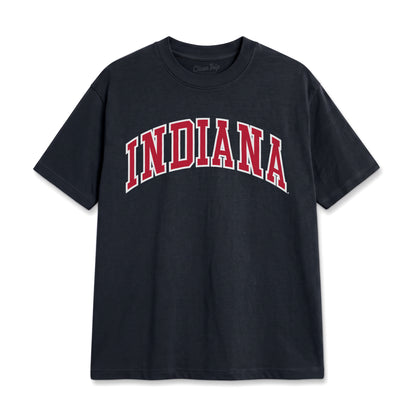 Indiana Heavyweight Washed Campus Tee