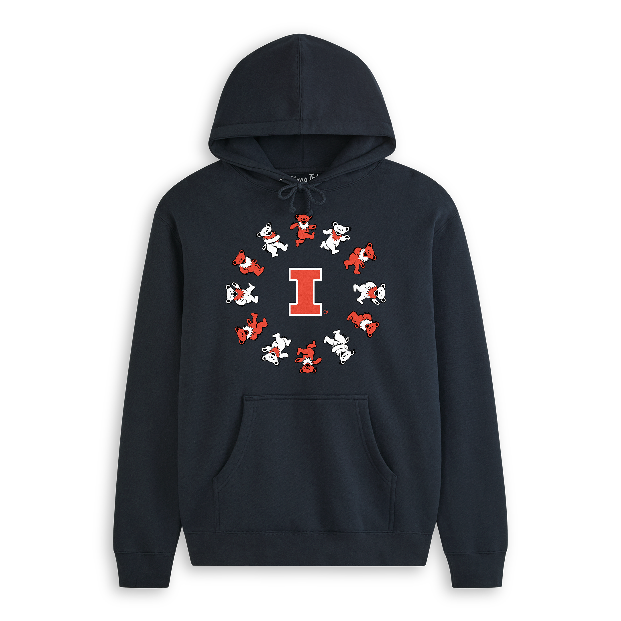 Illinois x Grateful Dead Circle Bears Hoodie