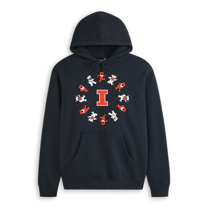 Illinois x Grateful Dead Circle Bears Hoodie