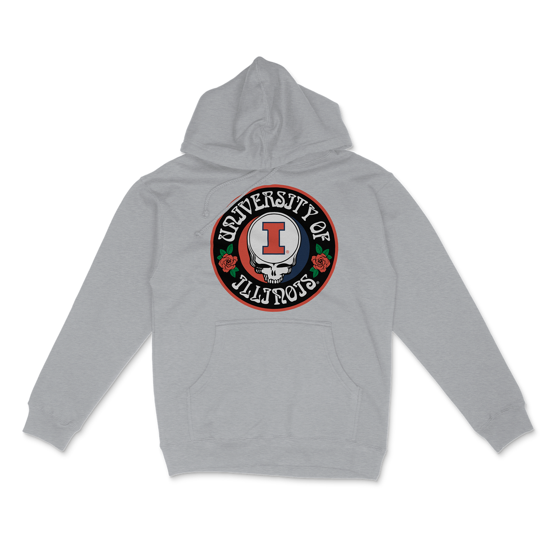 Illinois x Grateful Dead Roses Hoodie