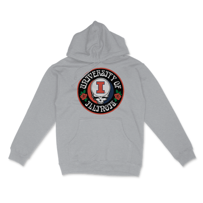 Illinois x Grateful Dead Roses Hoodie