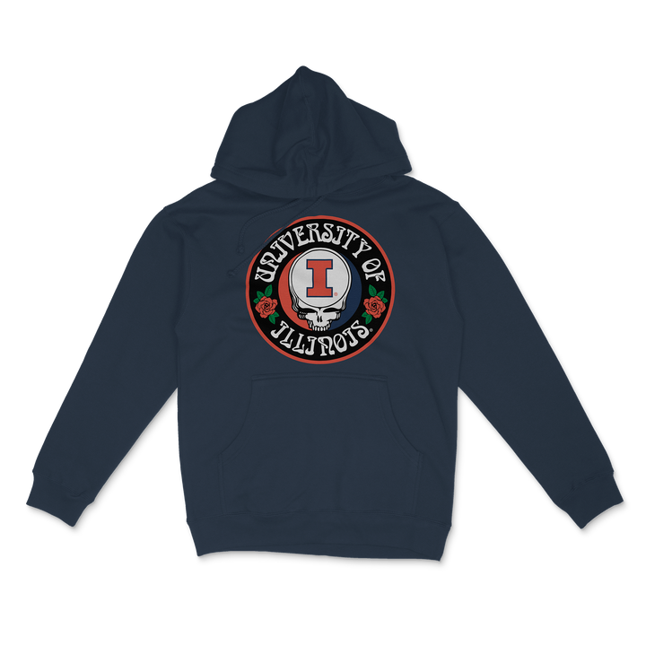 Illinois x Grateful Dead Roses Hoodie