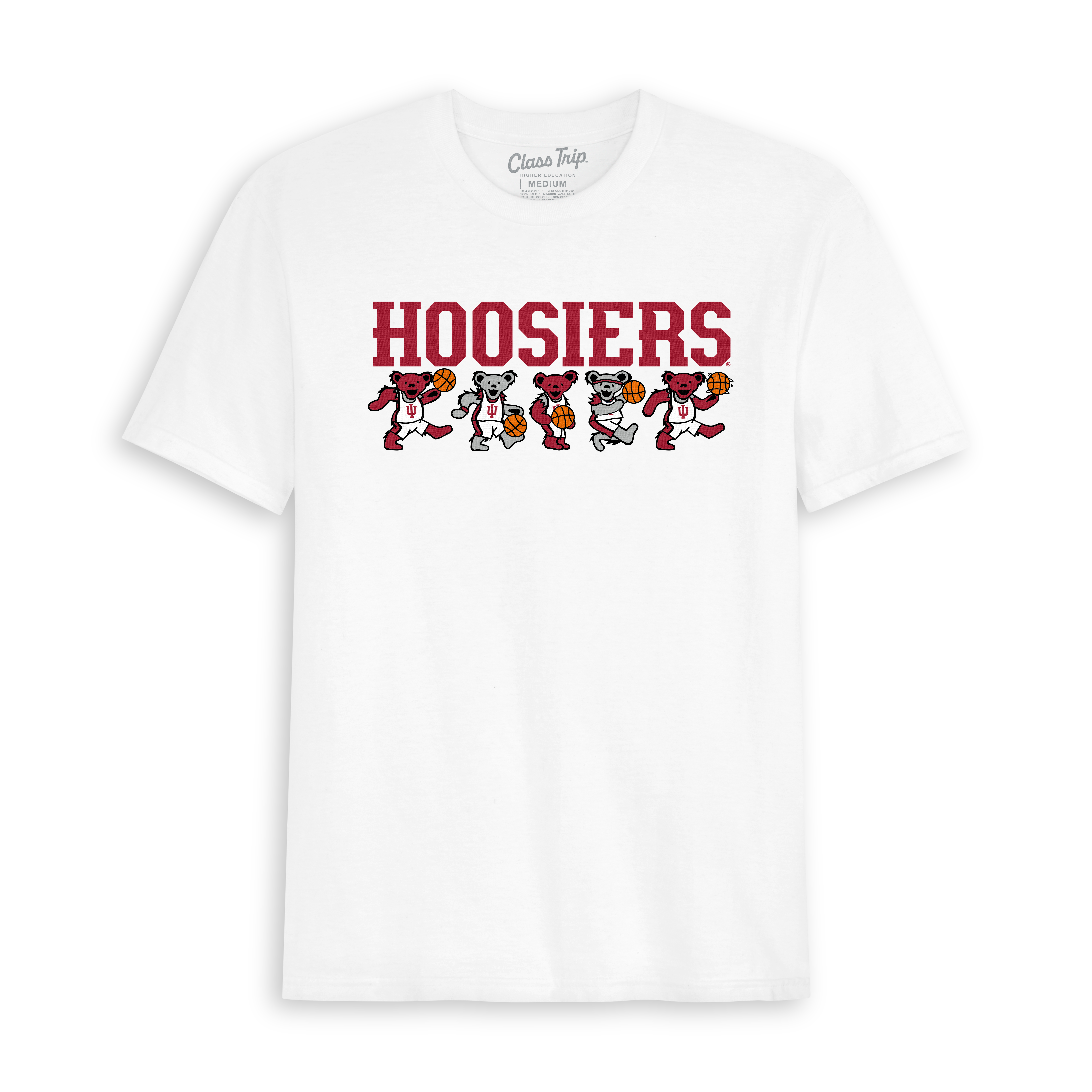 Indiana x Grateful Dead Basketball Bears Tee