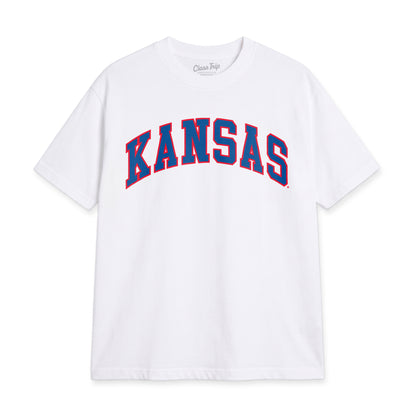 Kansas Heavyweight Washed Campus Tee