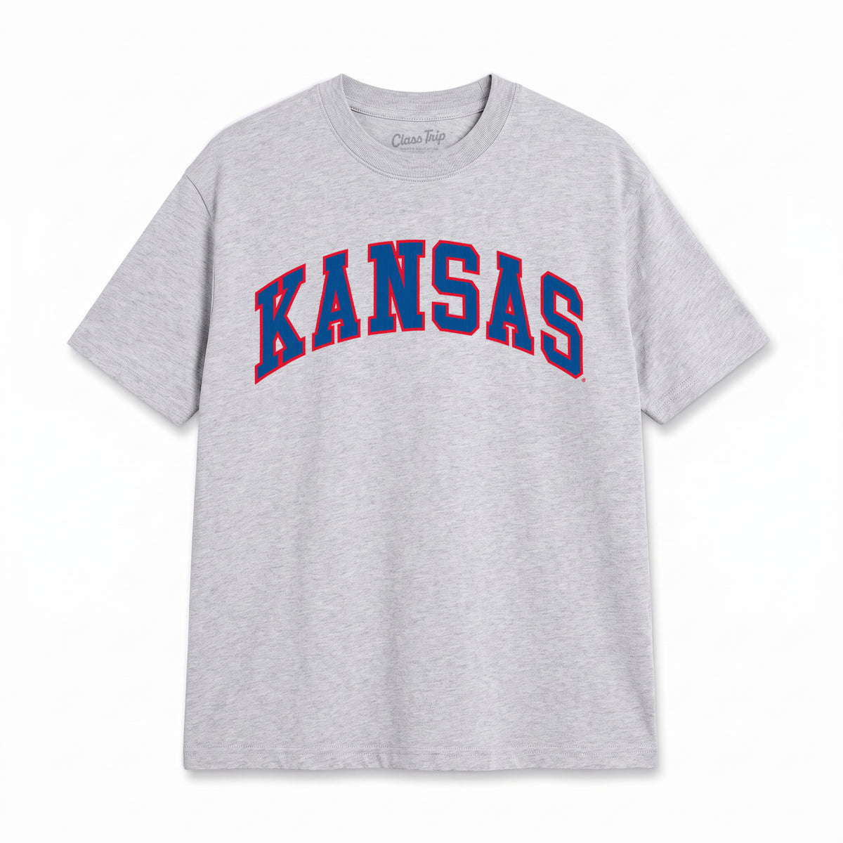 Kansas Heavyweight Washed Campus Tee