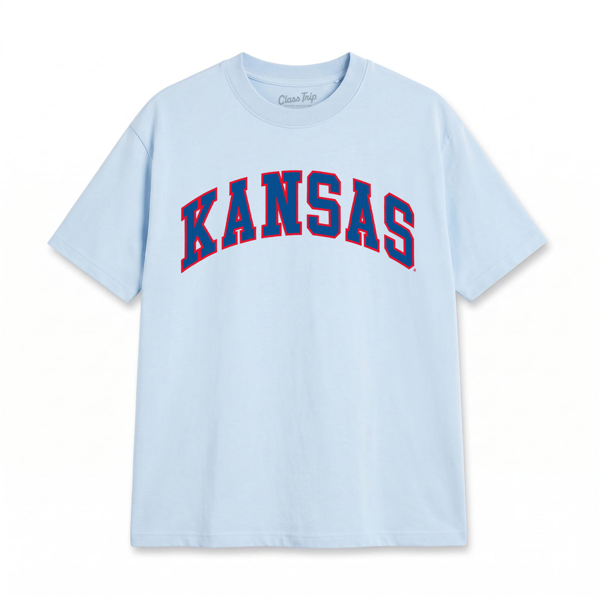 Kansas Heavyweight Washed Campus Tee