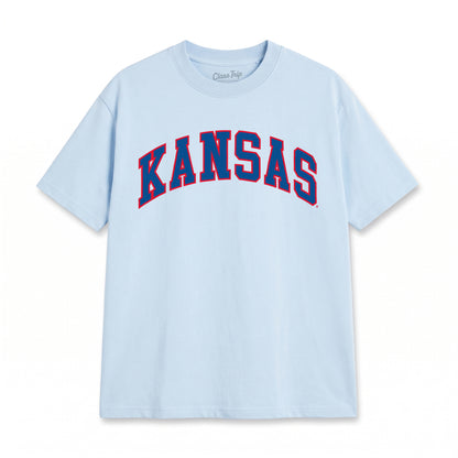 Kansas Heavyweight Washed Campus Tee