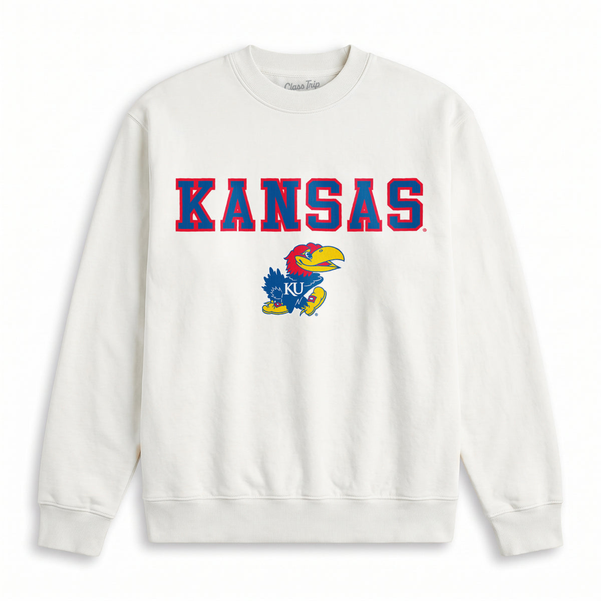 Kansas Heavyweight Campus Crewneck