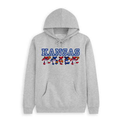 Kansas x Grateful Dead Basketball Bears Hoodie
