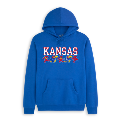 Kansas x Grateful Dead Mascot Bears Hoodie