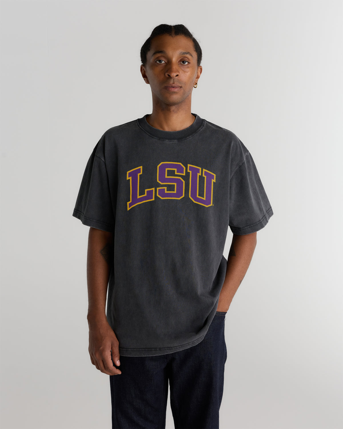 LSU Heavyweight Washed Campus Tee