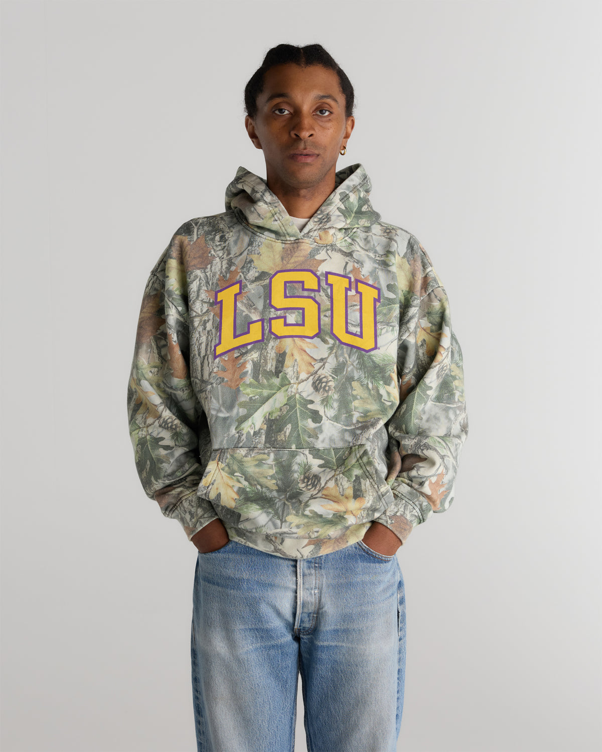 LSU Heavyweight Campus Camo Hoodie