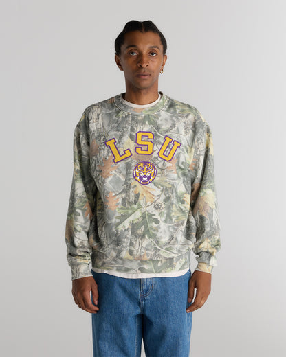 LSU Heavyweight Campus Camo Crewneck