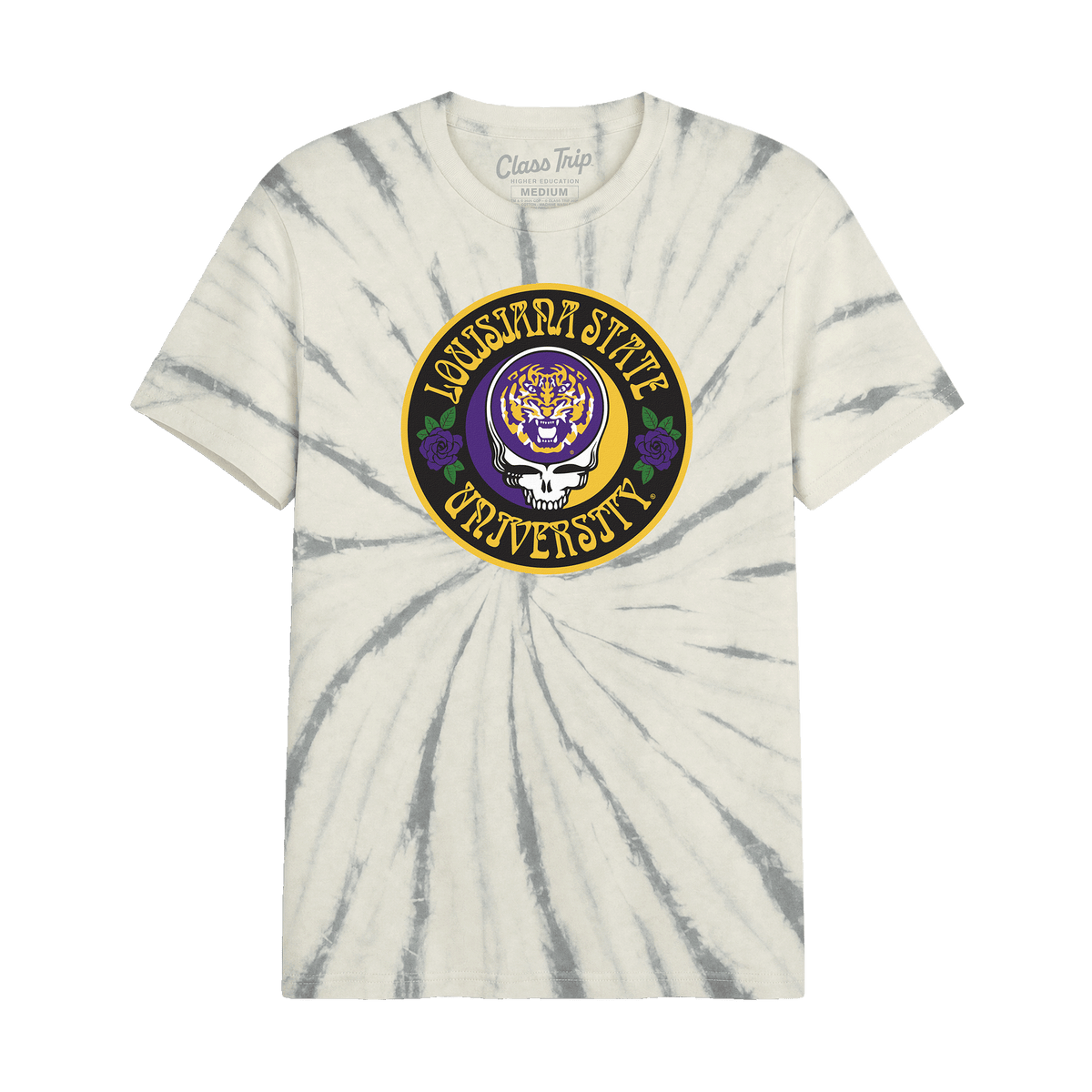 LSU x Grateful Dead Run For The Roses Tie Dye Tee