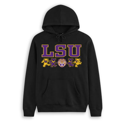 LSU x Grateful Dead Mascot Bears Hoodie