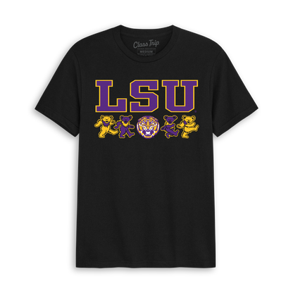 LSU x Grateful Dead Mascot Bears Tee
