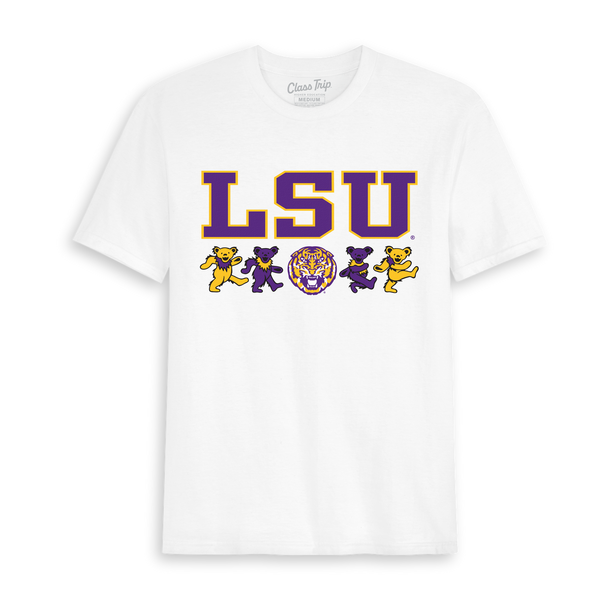 LSU x Grateful Dead Mascot Bears Tee