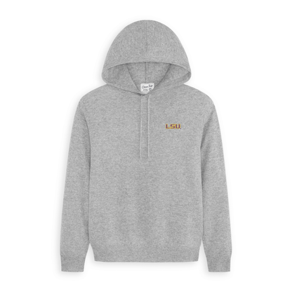LSU Men’s Cashmere Pullover Hoodie