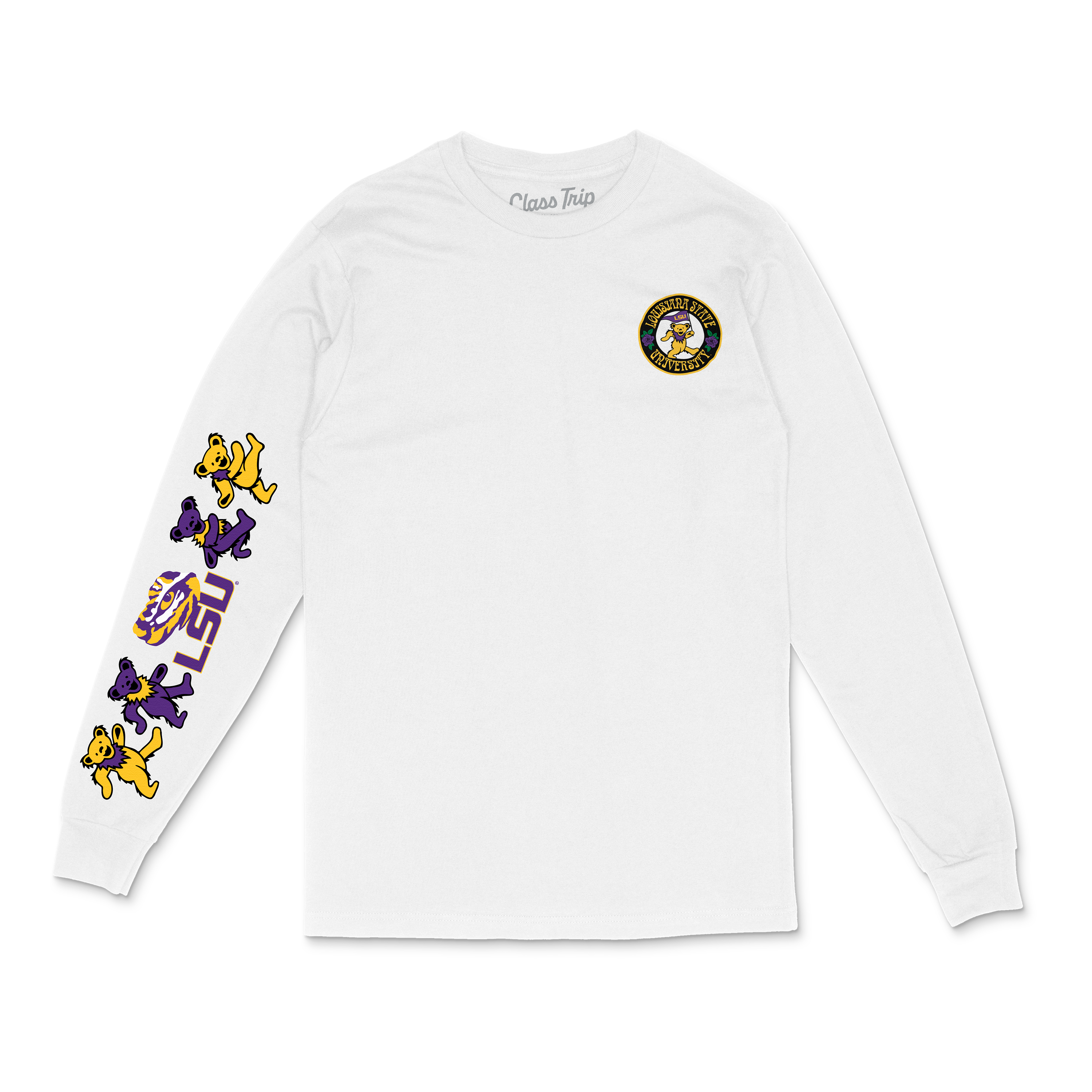 LSU x Grateful Dead Mascot Bears Longsleeve Tee