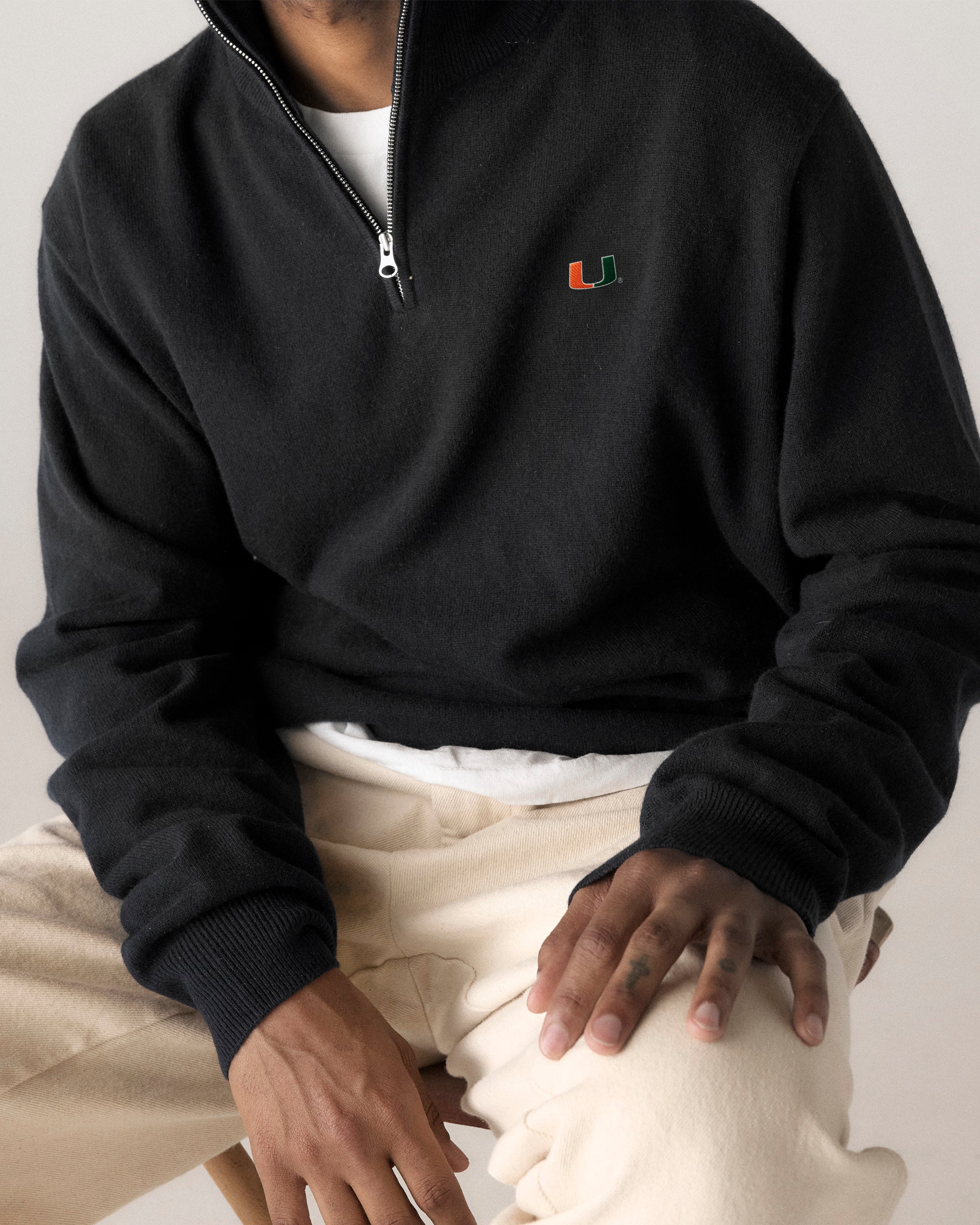 Miami Men's Cashmere 1/4 Zip