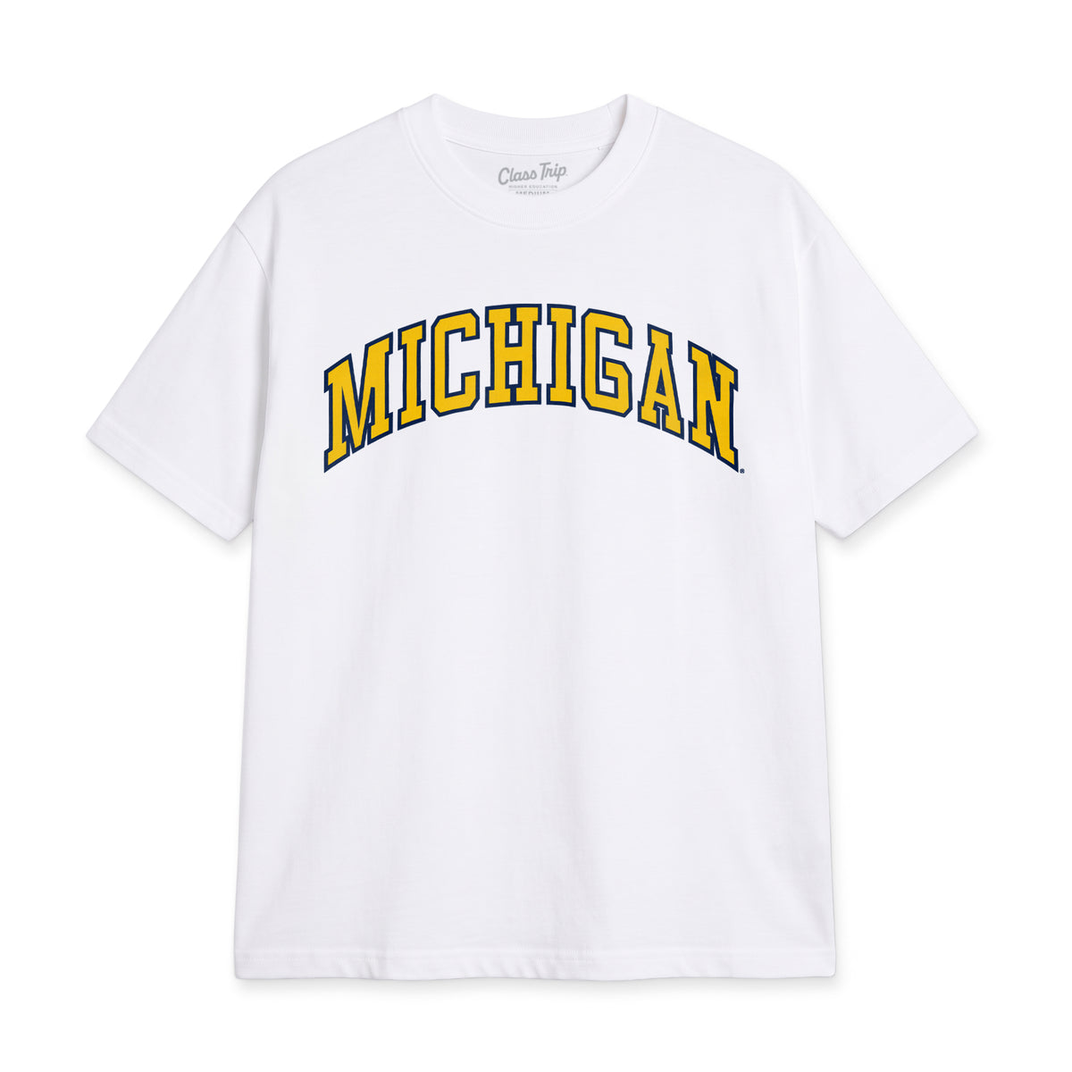 Michigan Heavyweight Washed Campus Tee