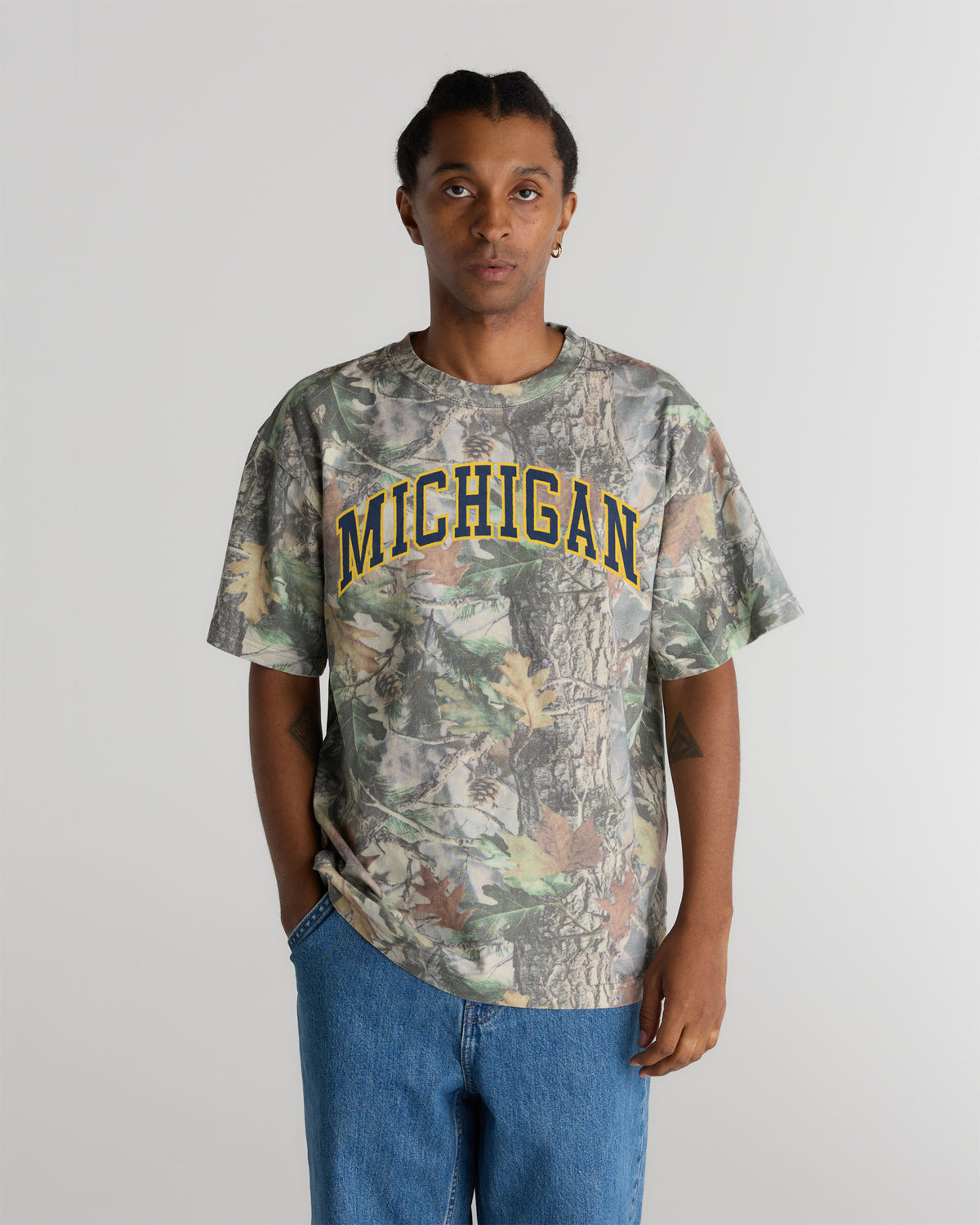 Michigan Heavyweight Campus Camo Tee