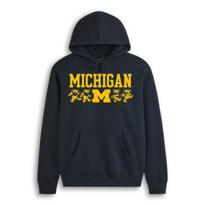 Michigan x Grateful Dead Mascot Bears Hoodie