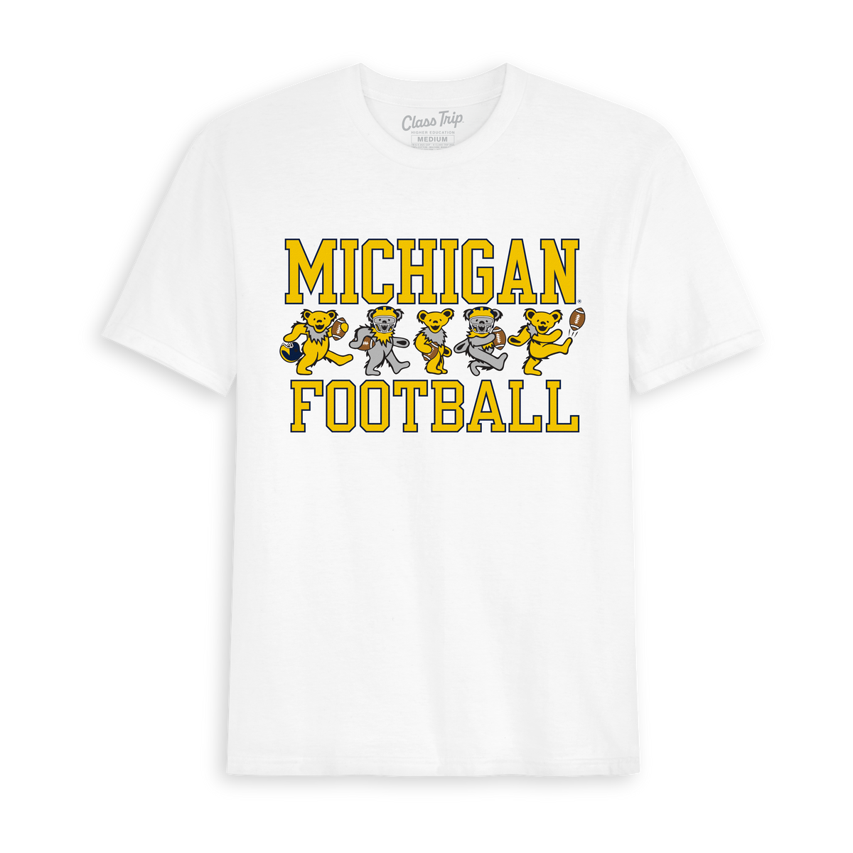 Michigan x Grateful Dead Football Bears Tee