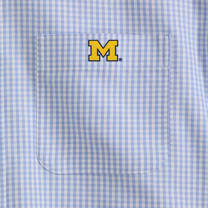 Michigan Men's Cotton Oxford