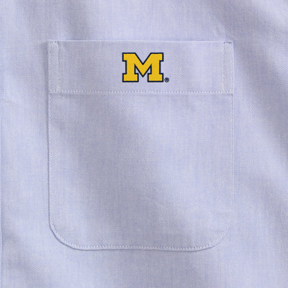Michigan Men's Cotton Oxford