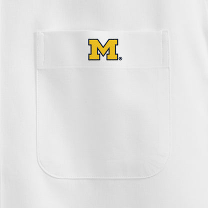 Michigan Men's Cotton Oxford