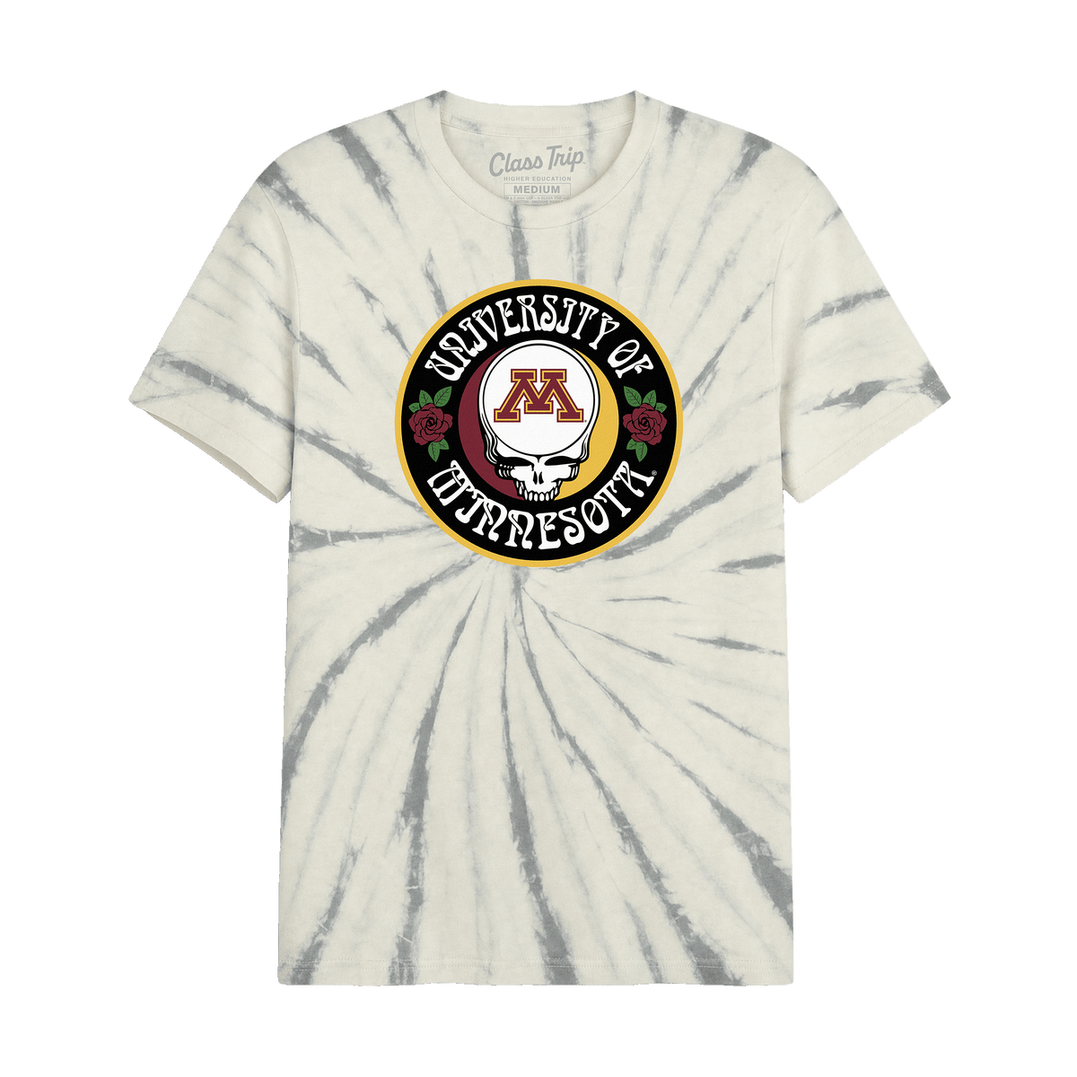 Minnesota x Grateful Dead Run For The Roses Tie Dye Tee