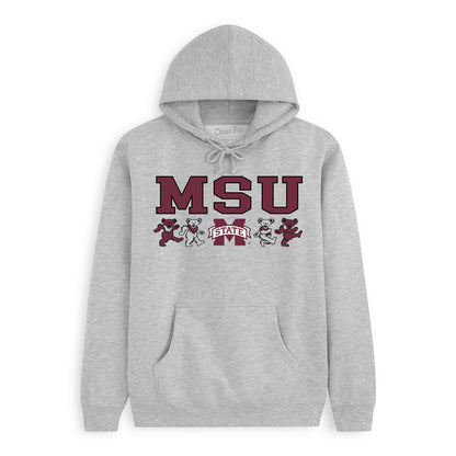 Mississippi State x Grateful Dead Mascot Bears Hoodie