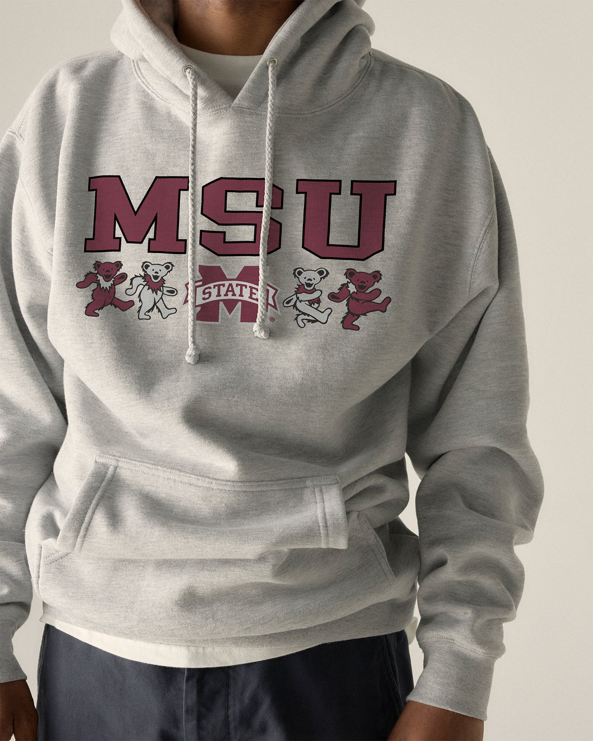 Mississippi State x Grateful Dead Mascot Bears Hoodie