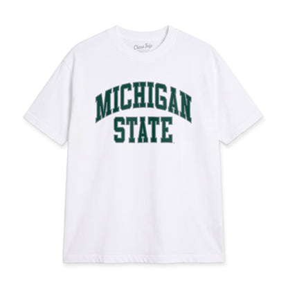Michigan State Heavyweight Washed Campus Tee