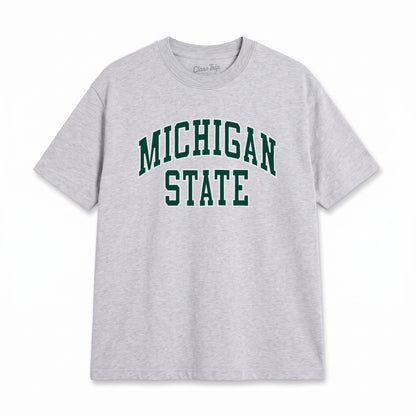 Michigan State Heavyweight Washed Campus Tee