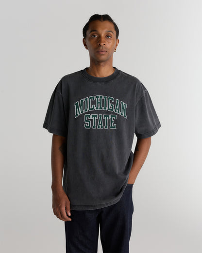 Michigan State Heavyweight Washed Campus Tee