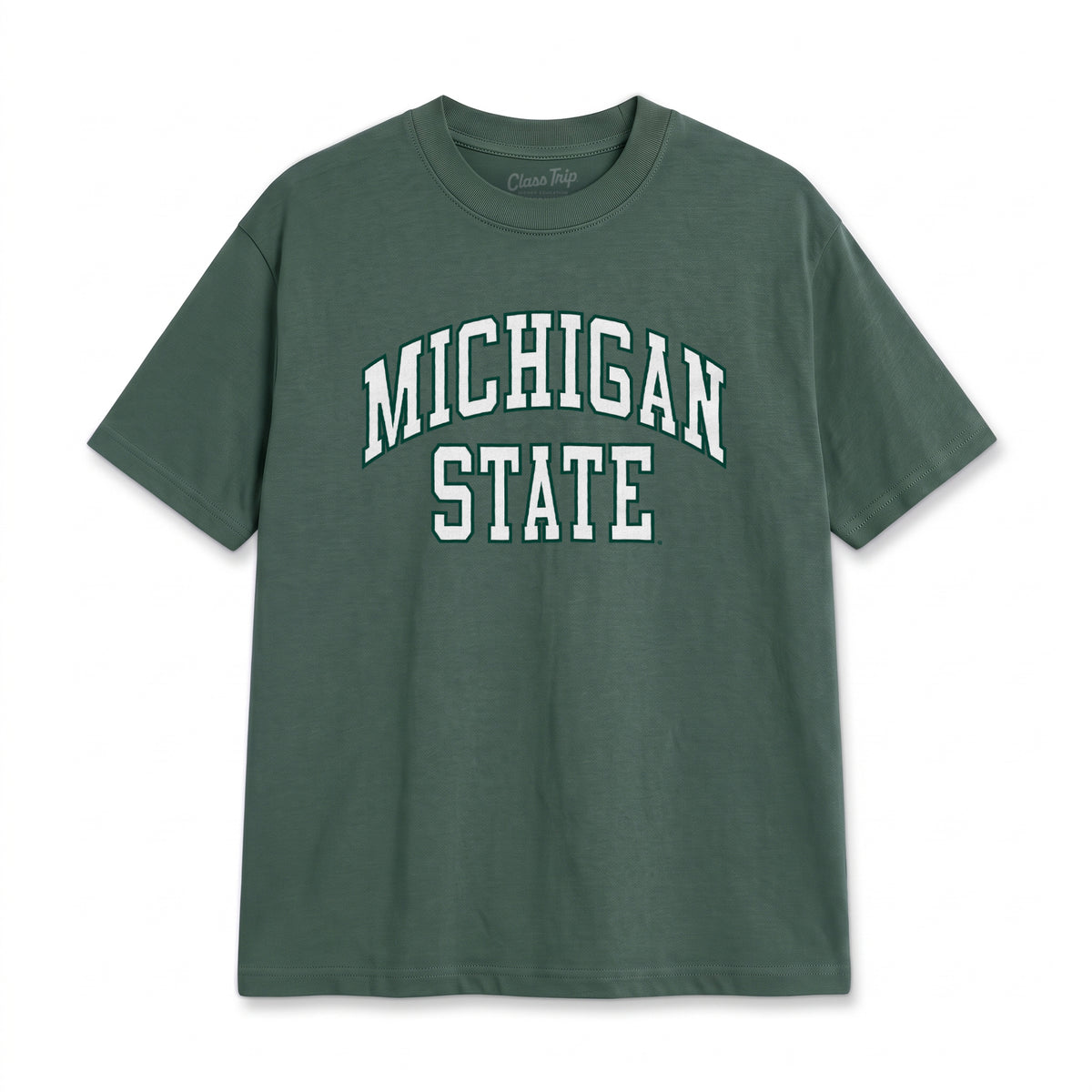 Michigan State Heavyweight Washed Campus Tee