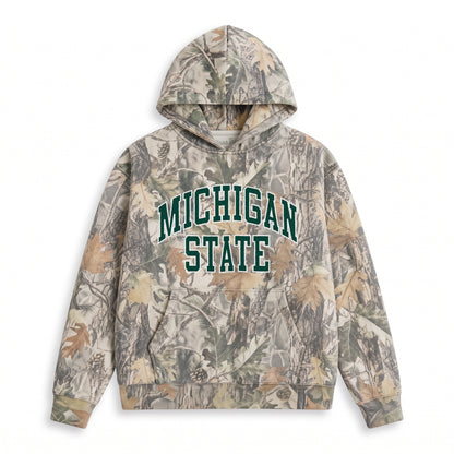 Michigan State Heavyweight Campus Camo Hoodie