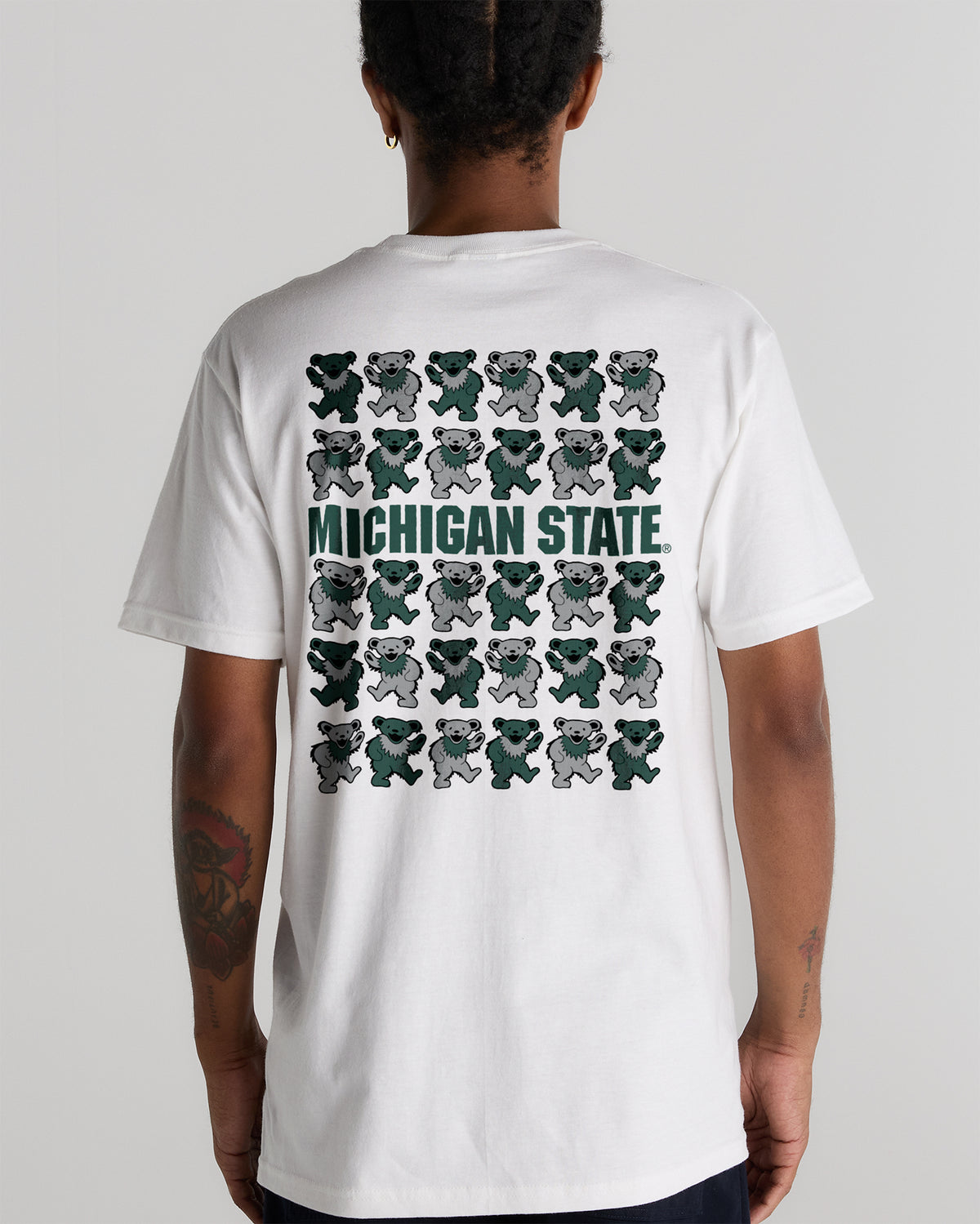 Michigan State x Grateful Dead Stacked Bears Tee