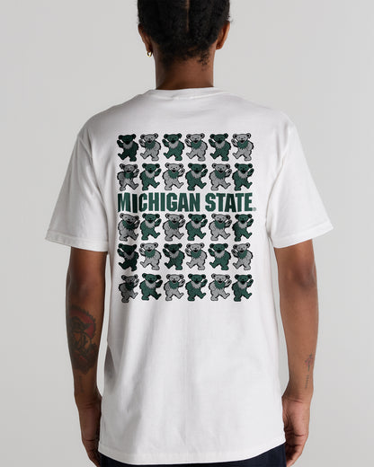 Michigan State x Grateful Dead Stacked Bears Tee