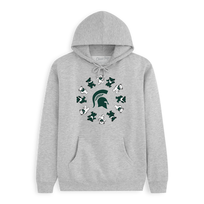 Michigan State x Grateful Dead Circle Bears Hoodie