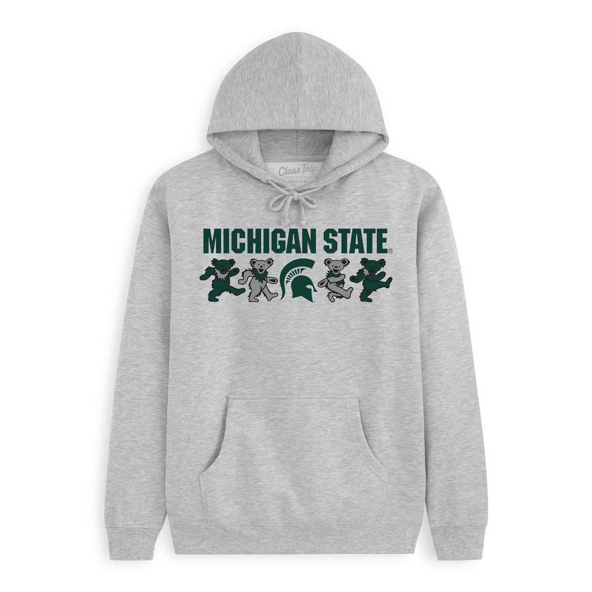 Michigan State x Grateful Dead Mascot Bears Hoodie