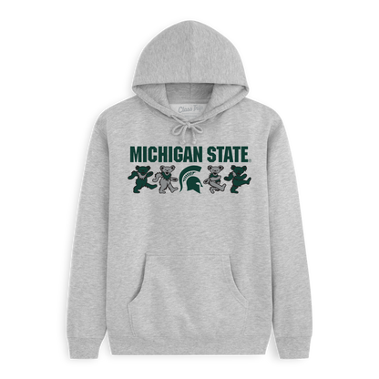 Michigan State x Grateful Dead Mascot Bears Hoodie