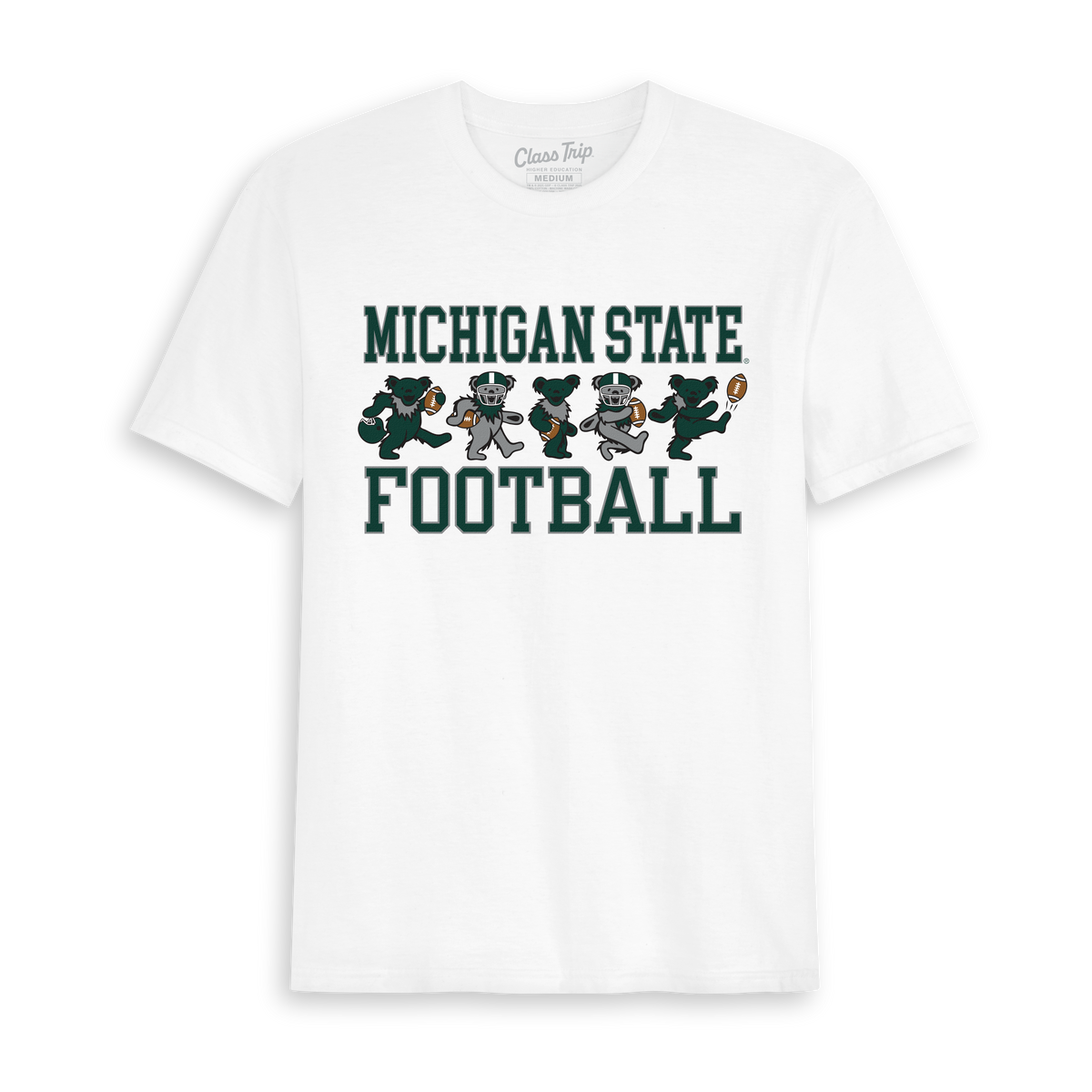 Michigan State x Grateful Dead Football Bears Tee