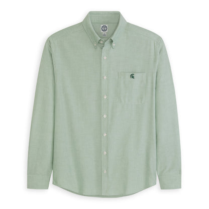Michigan State Men's Cotton Oxford